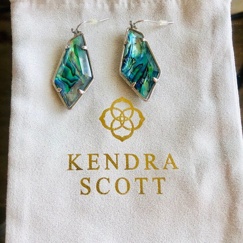 RARE Emmie Drop Earrings Abalone Shell